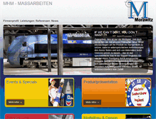 Tablet Screenshot of mhm-morawitz.de